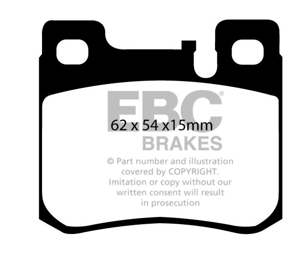 EBC Brakes MERCEDES C-Class (W202) Models with ASR 93-96 Remblok