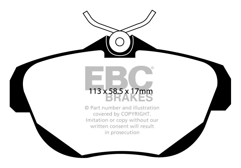 EBC Brakes PEUGEOT Expert Tepee 2.0 TD (136) 2007-.. Remblokken