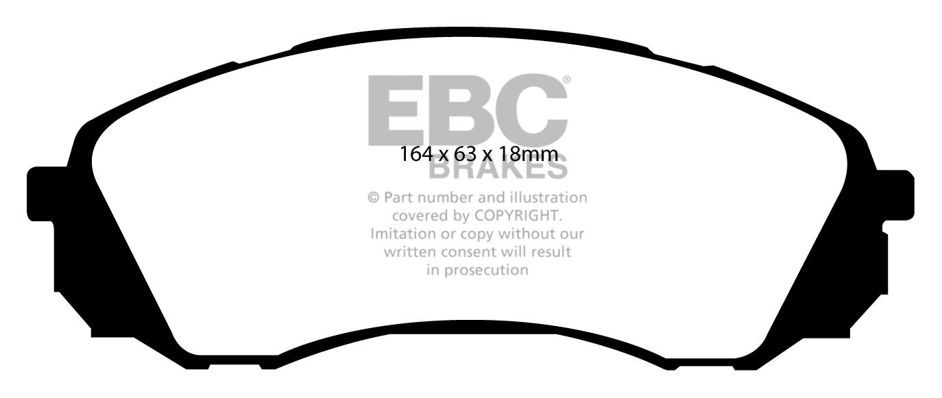 EBC Brakes HYUNDAI BEDRIJFSWAGEN iLoad 2.5 TD 2009-.. Remblokken