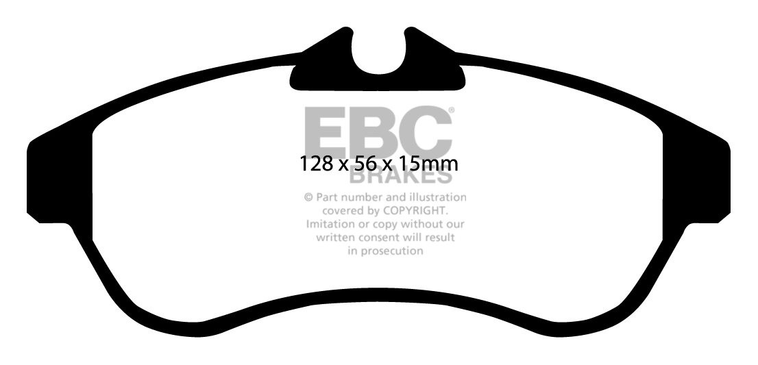 EBC Brakes CITROEN C3 1.6 2002-.. Remblokken voorzijde greenstuf