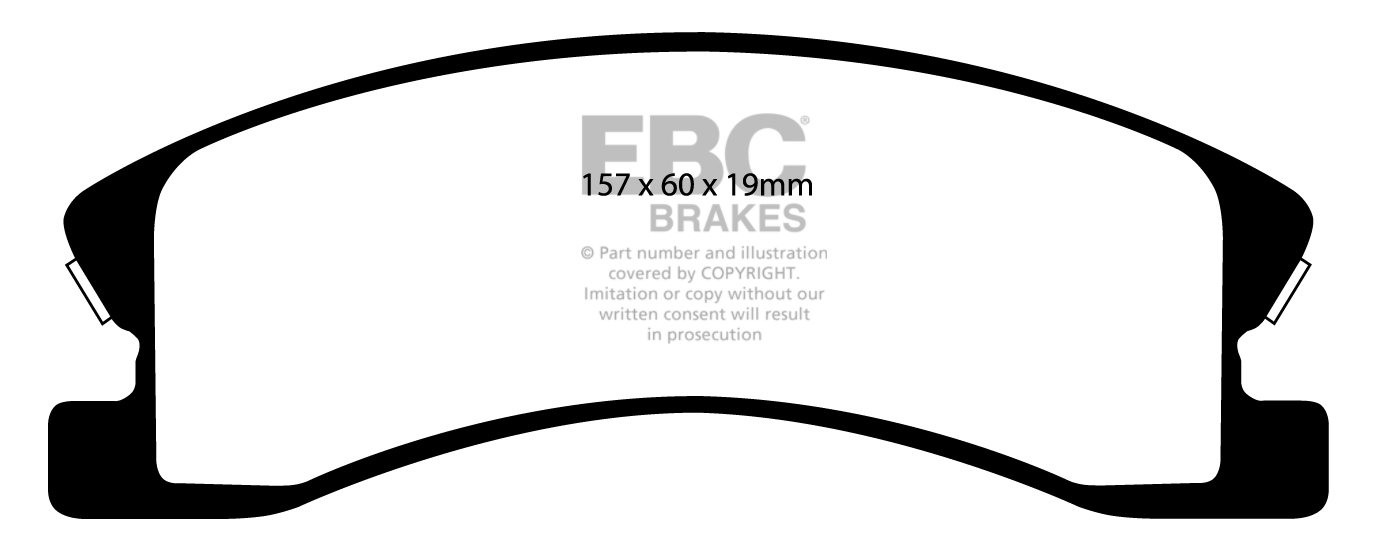 EBC Brakes JEEP Grand Cherokee 3.1 TD 99-2005 Remblokken voorzij
