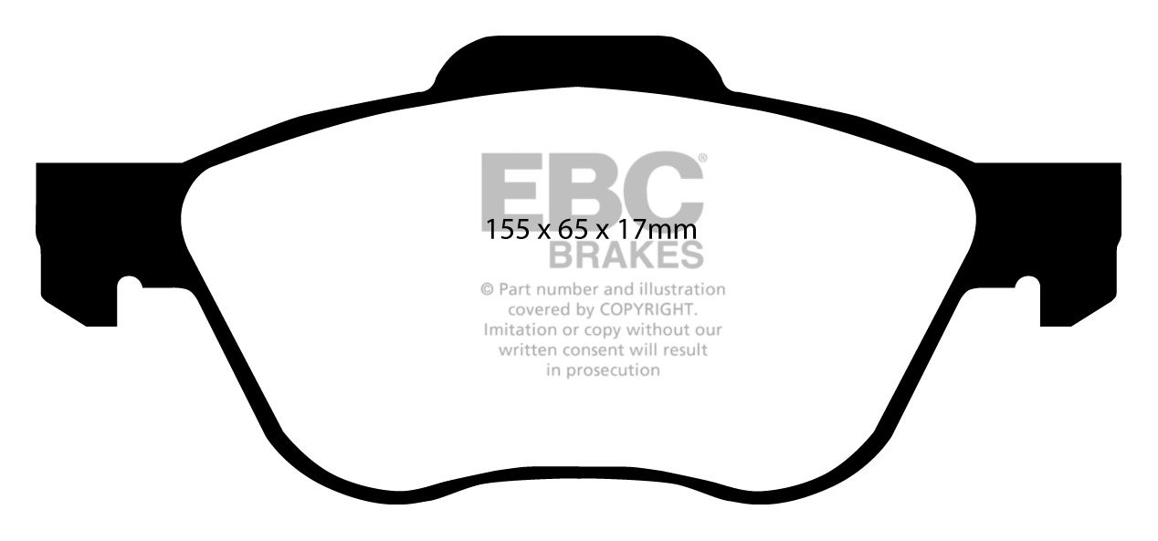 EBC Brakes NISSAN Primera 2.0 GT (P11) 99-2002 Remblokken voorzi