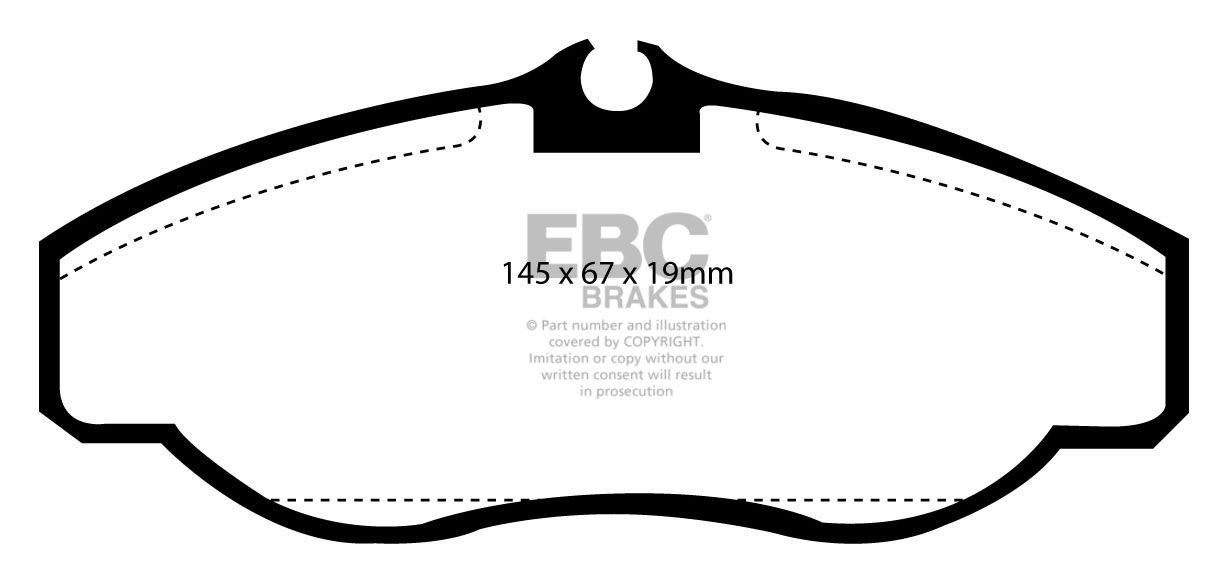 EBC Brakes LAND ROVER Range Rover 4.6 94-2002 Remblokken voorzij