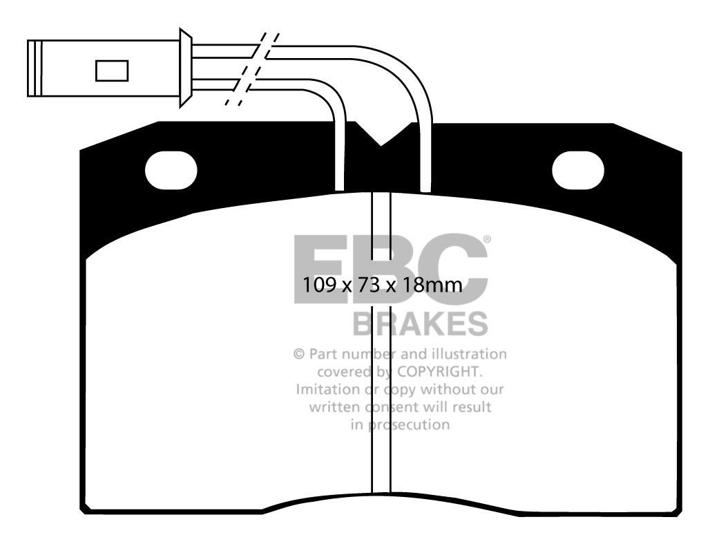 EBC Brakes IVECO BEDRIJFSWAGEN Daily (90-96) 35.8 90-96 Remblokk