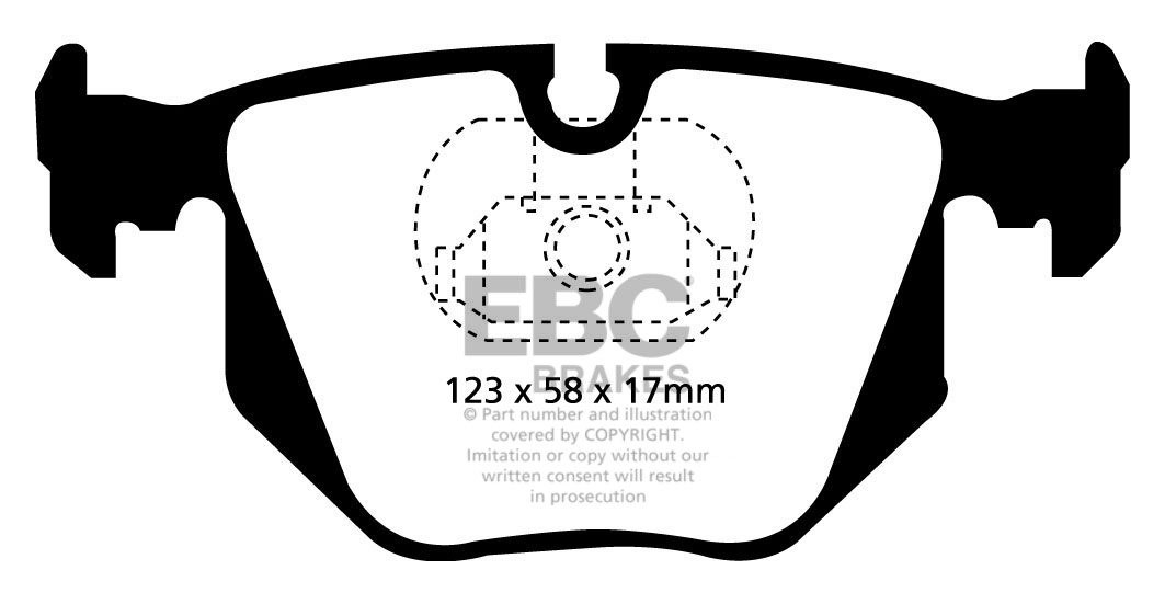 EBC Brakes LAND ROVER Range Rover 2.7 TD 2004-2005 Remblokken ac