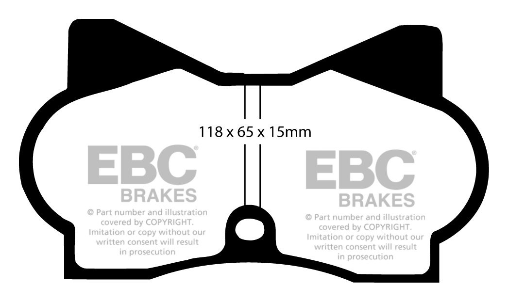 EBC Brakes MASERATI Bora 4.7 71-78 Remblokken voorzijde