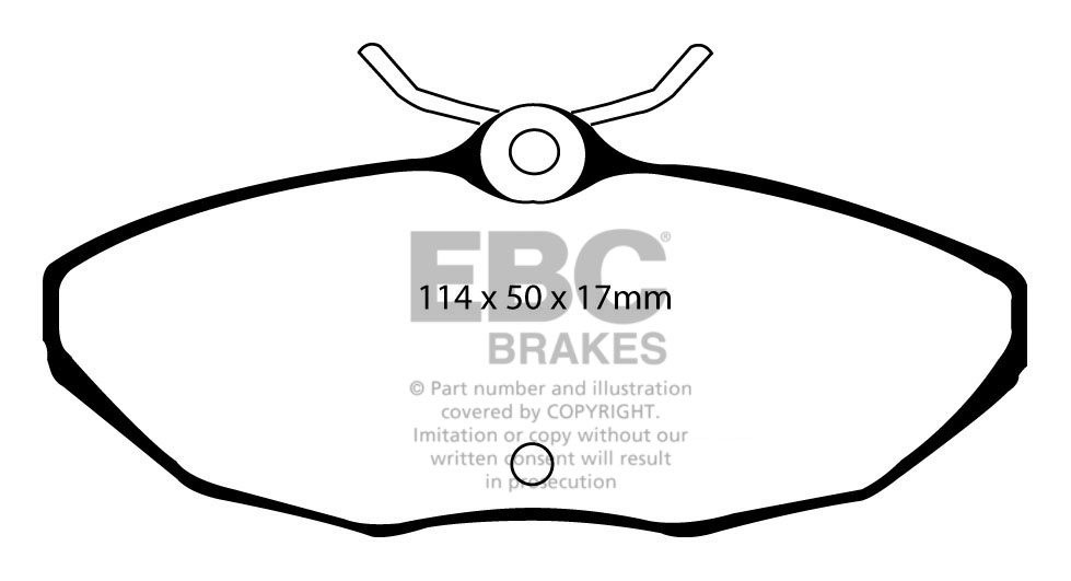 EBC Brakes JAGUAR S-Type 4.2 2002-2006 Remblokken achterzijde re