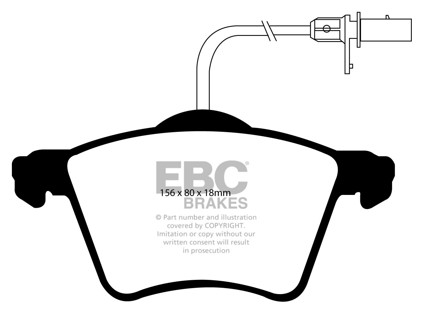 EBC Brakes VW Caravelle 2.5 TD 98-99 Remblokken voorzijde