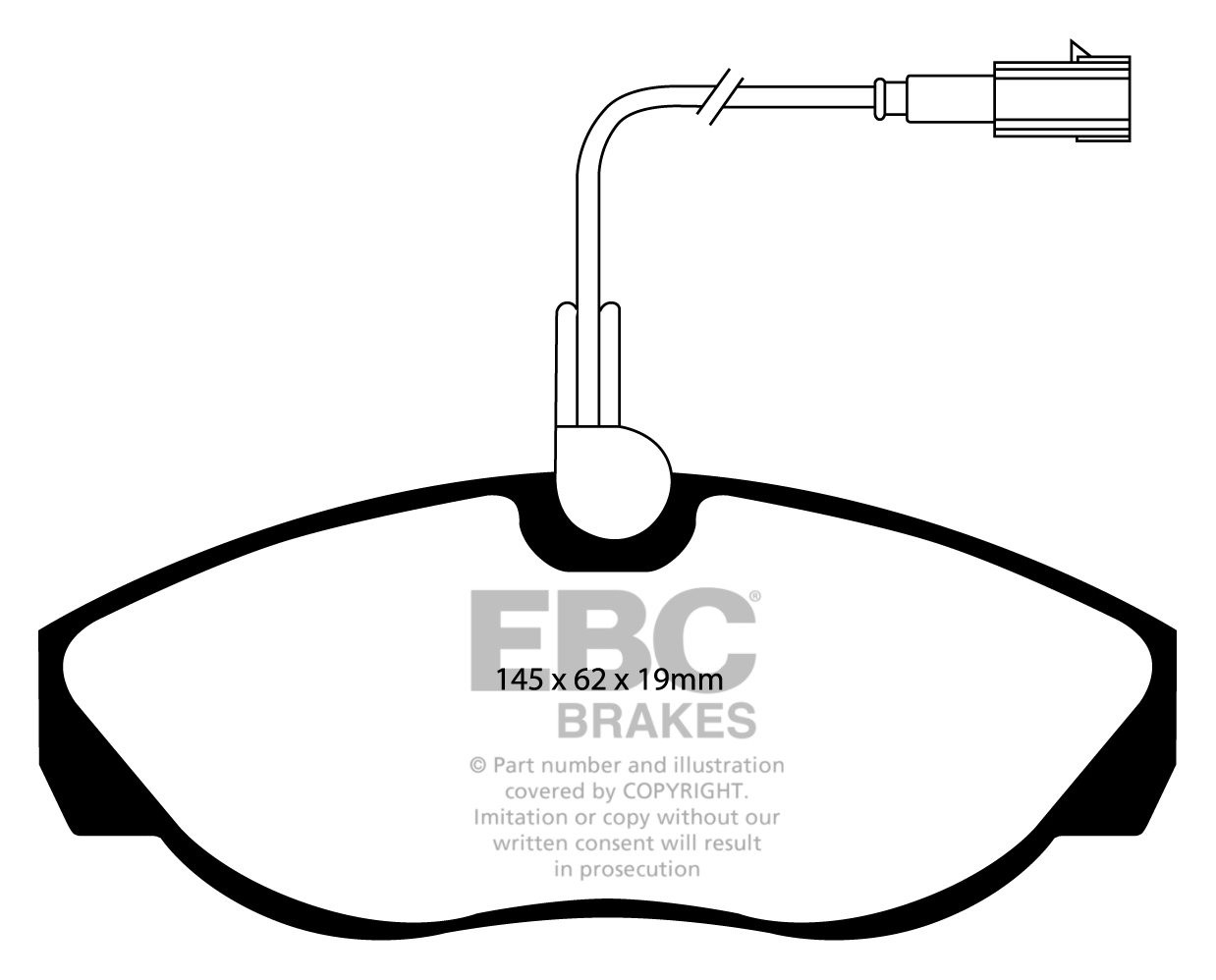EBC Brakes CITROEN BEDRIJFSWAGEN Relay (Q14)/Jumper 2.5 TD 99-20