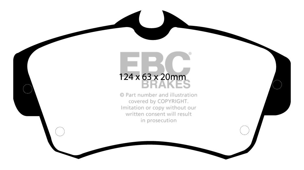 EBC Brakes CHRYSLER (USA) PT Cruiser 2.4 Turbo 2003-.. Remblokke