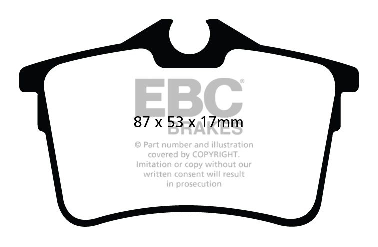 EBC Brakes PEUGEOT Partner Tepee 1.6 TD (90) 2008-.. Remblokken