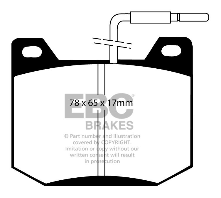 EBC Brakes PEUGEOT 504 1.8 79-86 Remblokken voorzijde
