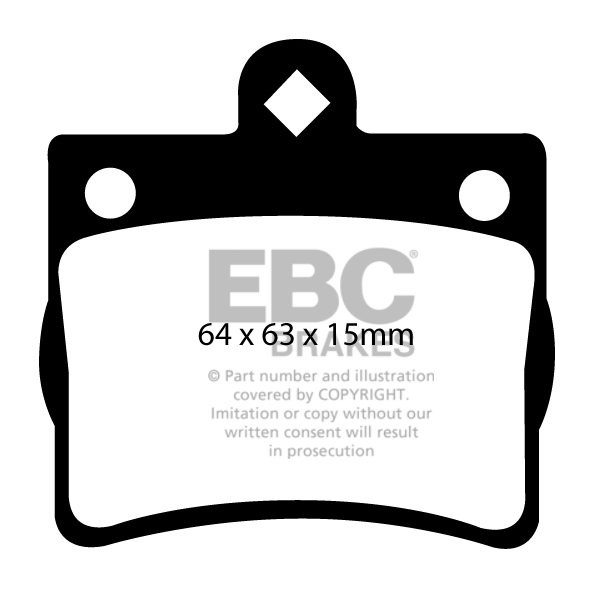 EBC Brakes MERCEDES C-Class (W202) C220 Sedan 96-2000 Remblokken