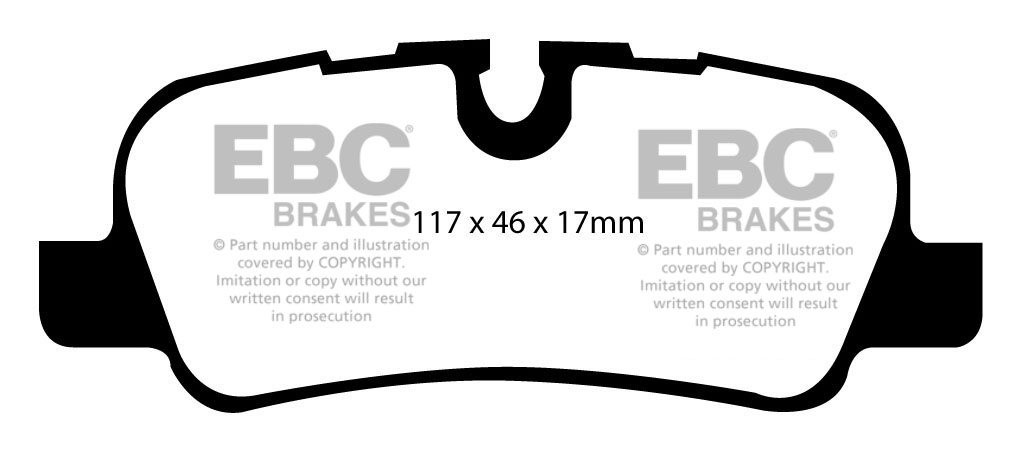 EBC Brakes LAND ROVER Range Rover Sport 2.7 TD (Brembo) 2005-200