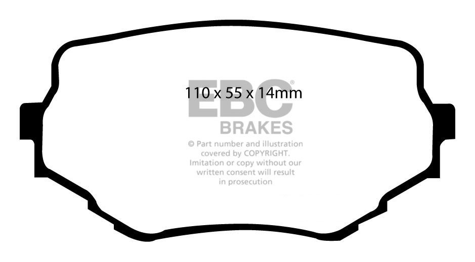 EBC Brakes SUZUKI BEDRIJFSWAGEN Vitara Van 1.9 TD 2000-2005 Remb