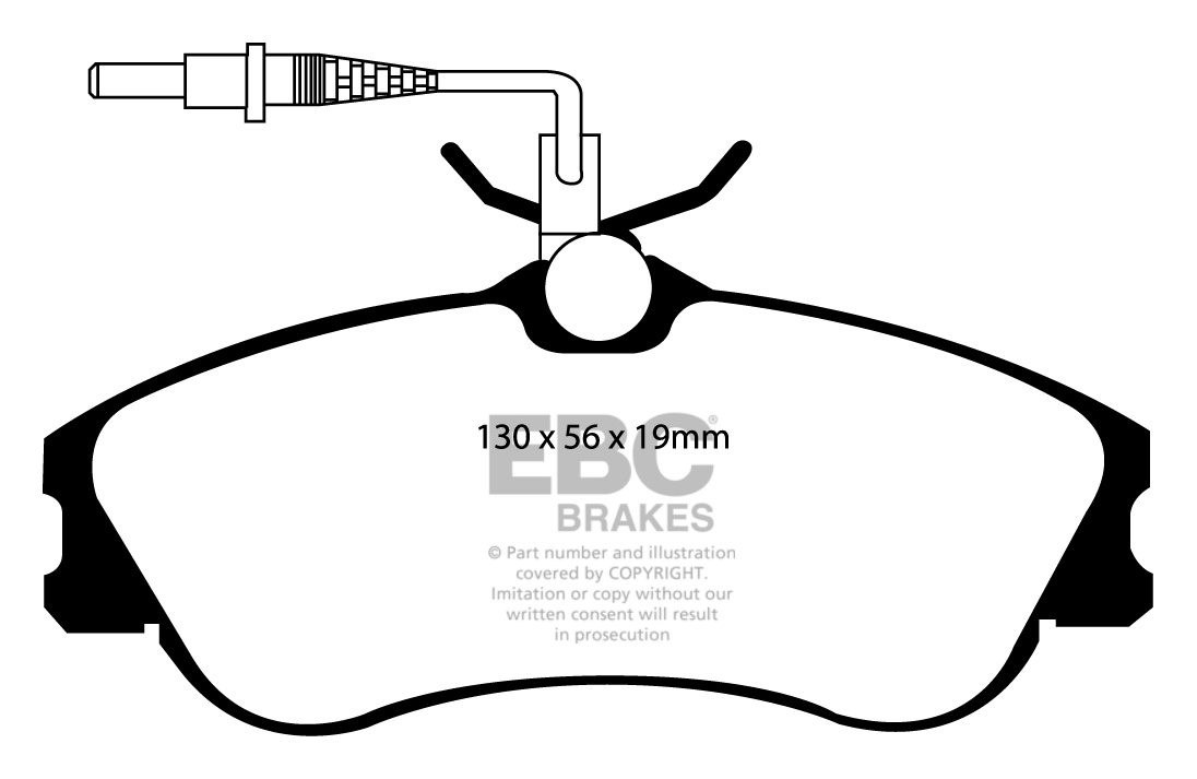 EBC Brakes CITROEN Berlingo Multispace 1.6 2001-2008 Remblokken