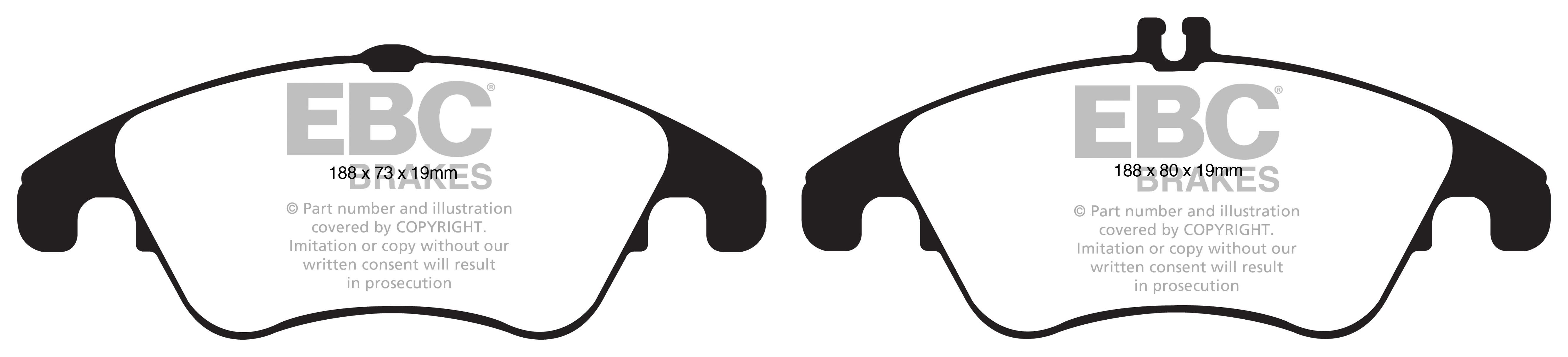 EBC Brakes MERCEDES E-Class Cabriolet (A207) E350 (3.5) Sport 20