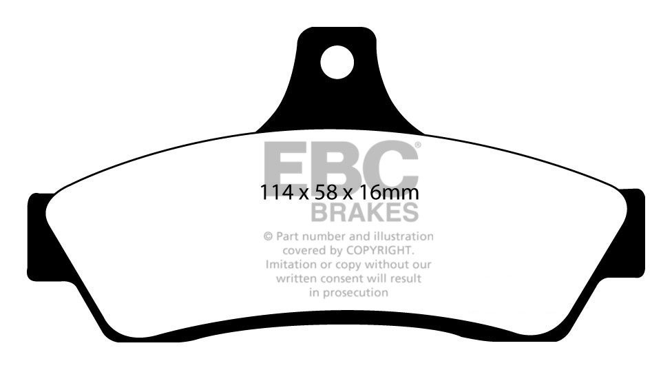 EBC Brakes VAUXHALL (OPEL) Monaro 6.0 2005-2007 Remblokken achte