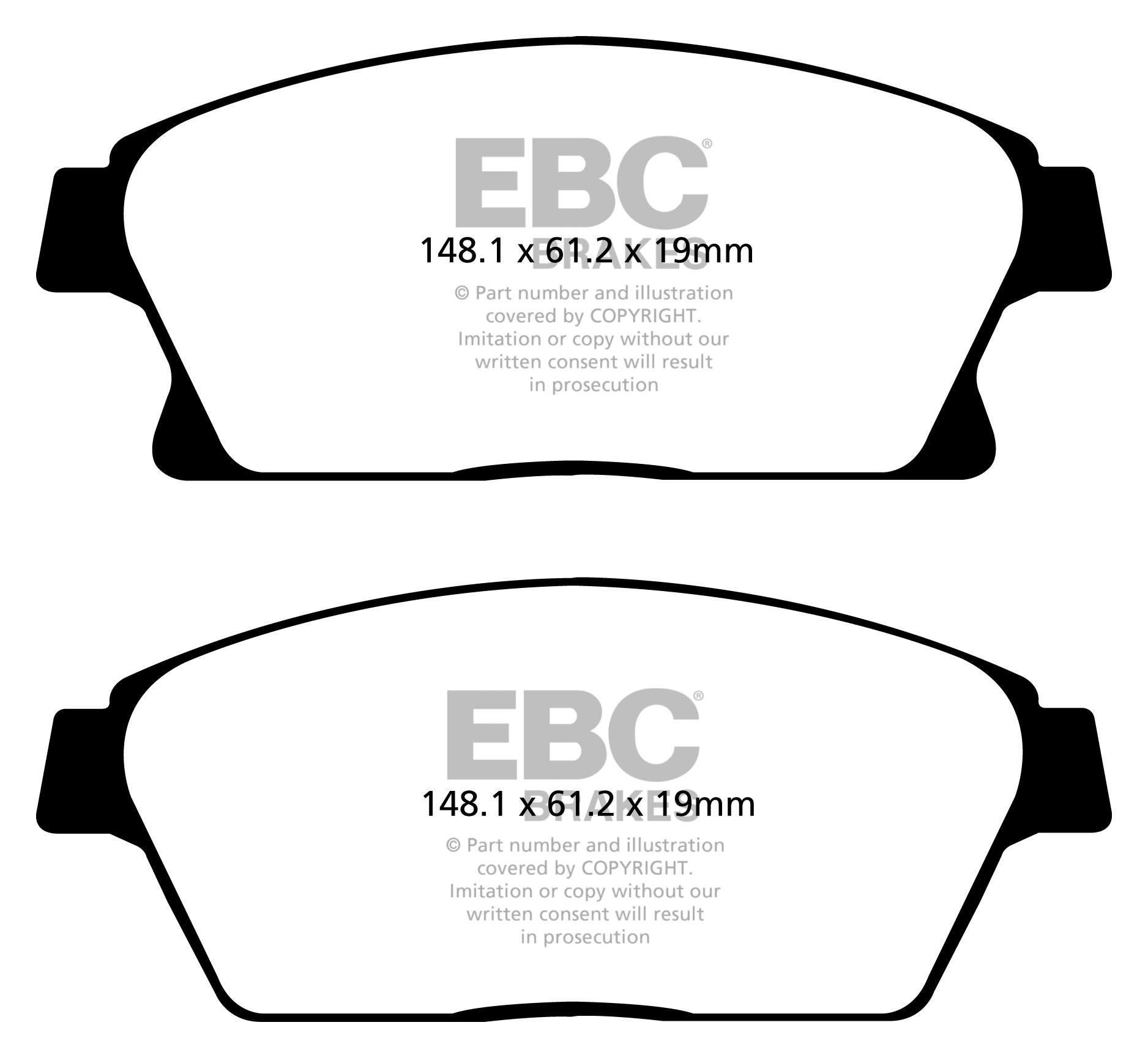 EBC Brakes OPEL Astra J 1.4 -86 2009-.. Remblokken voorzijde