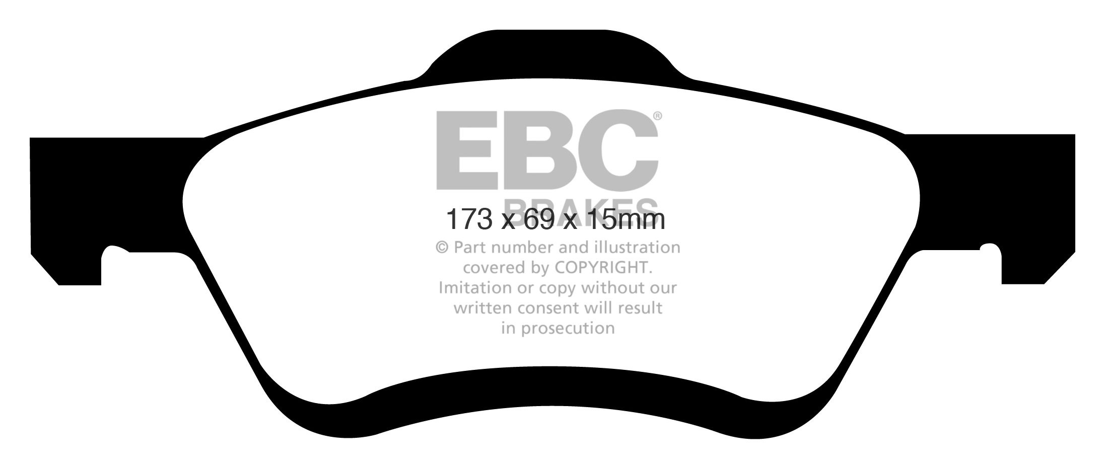EBC Brakes FORD Maverick 3.0 2004-2007 Remblokken voorzijde