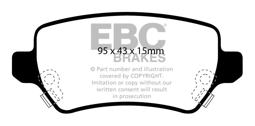 EBC Brakes VAUXHALL BEDRIJFSWAGEN Astravan 1.4 2006-.. Remblokke