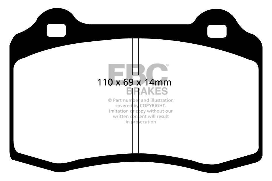 EBC Brakes FERRARI 360 Modena CS (Cast Iron Discs only) 3.6 2003