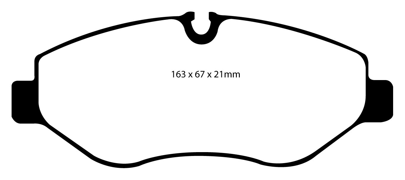 EBC Brakes MERCEDES BEDRIJFSWAGEN Vito 3.7 2006-2008 Remblokken