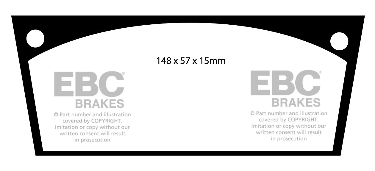 EBC Brakes PONTIAC Firebird 2.8 Performance Package 88-89 Remblo