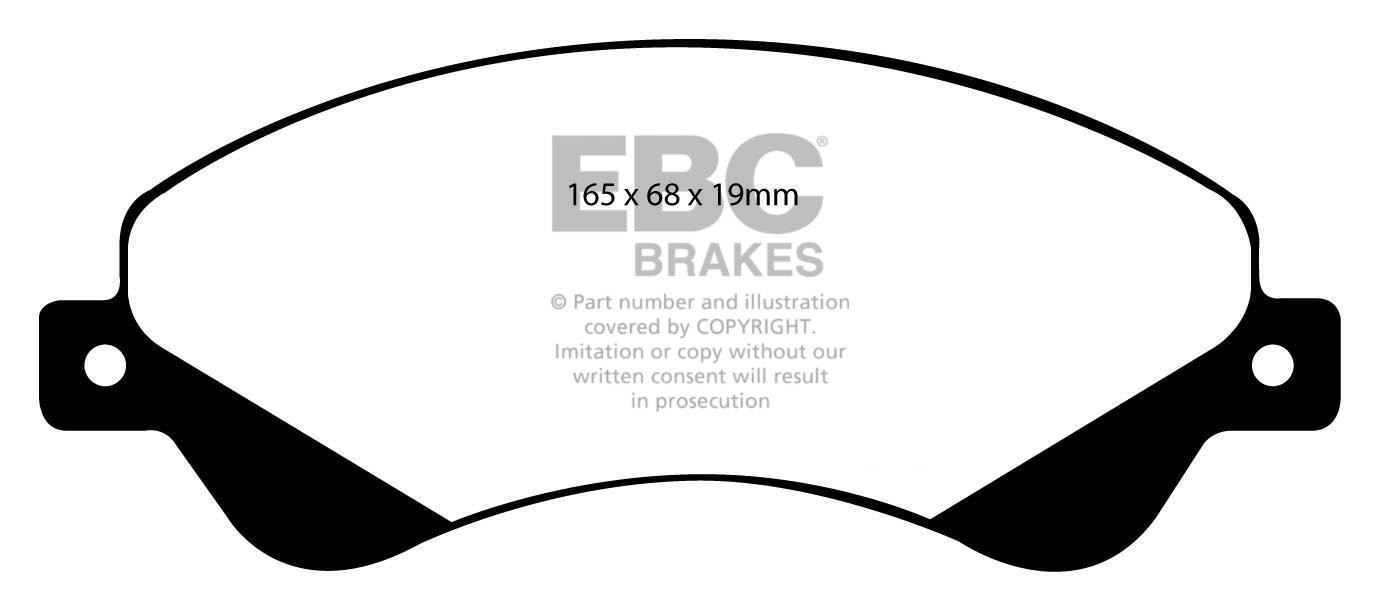 EBC Brakes FORD BEDRIJFSWAGEN Transit 350 FWD 2006-.. Remblokken