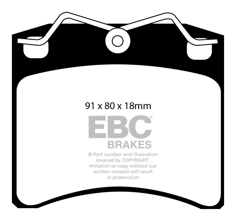 EBC Brakes VW Caravelle 2.5 96-99 Remblokken voorzijde