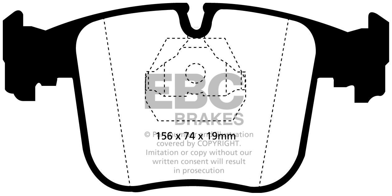 EBC Brakes BMW 850 5.0 (E31) 90-94 Remblokken voorzijde