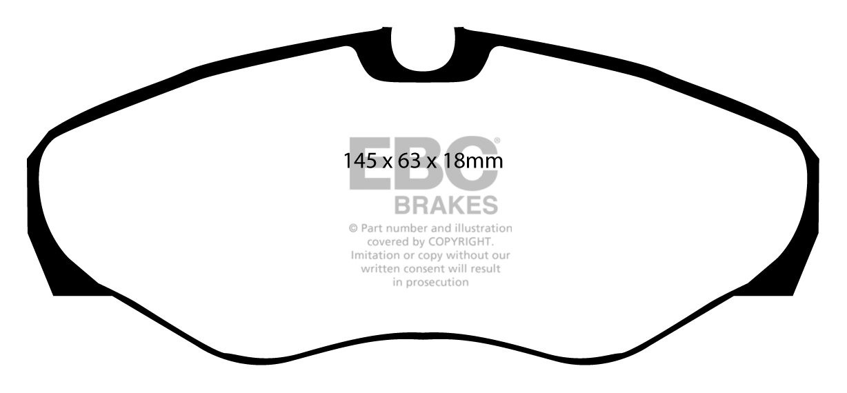 EBC Brakes RENAULT BEDRIJFSWAGEN Trafic 1.9 D 2001-.. Remblokken
