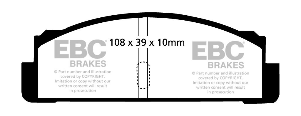 EBC Brakes CHEVROLET Avalanche 8.1 (2500) 2003-2006 Remblokken a