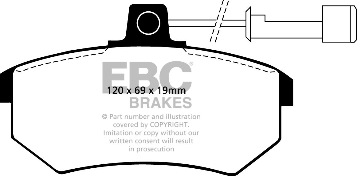 EBC Brakes AUDI quattro  2.1 Turbo (WR) 80-82 Remblokken voorzij