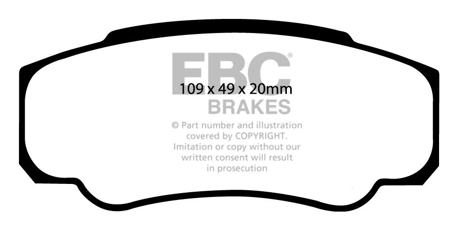EBC Brakes FIAT BEDRIJFSWAGEN Ducato 2.8 TD 2001-2006 Remblokken