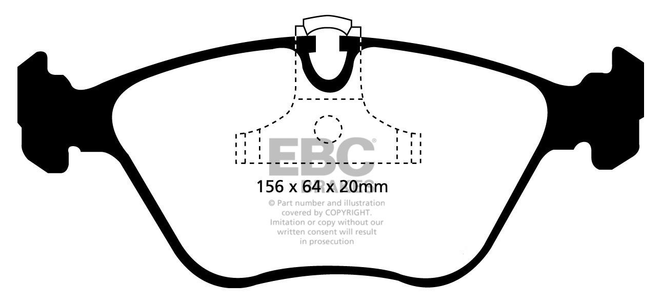 EBC Brakes BMW 535 3.5 (E39) 96-98 Remblokken voorzijde