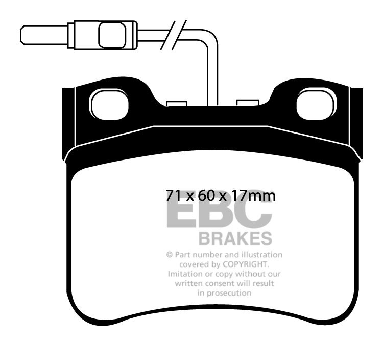 EBC Brakes CITROEN AX 1.5 D 94-97 Remblokken voorzijde