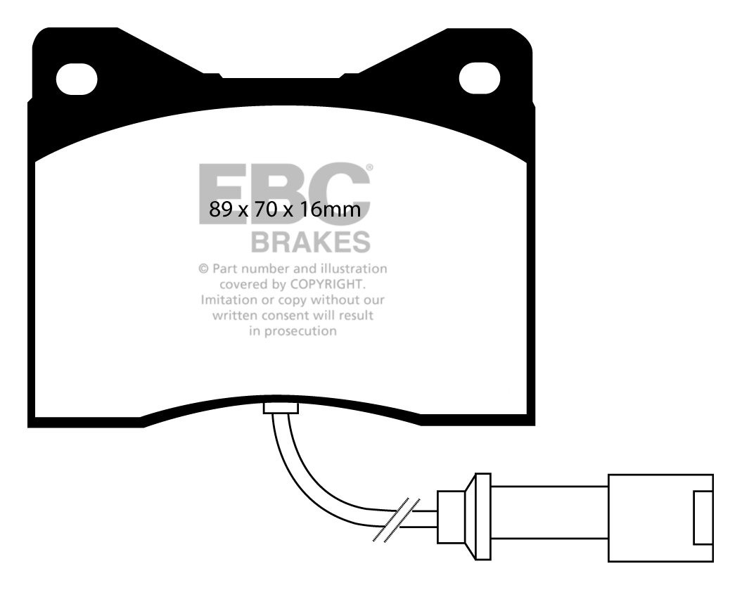 EBC Brakes BMW 728 2.8 (E23) 78-82 Remblokken voorzijde