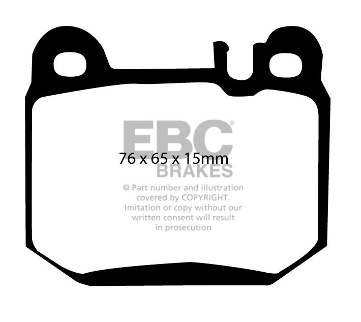 EBC Brakes SUBARU Series 1/2/L 1.4 (A22RX) 73-75 Remblokken voor