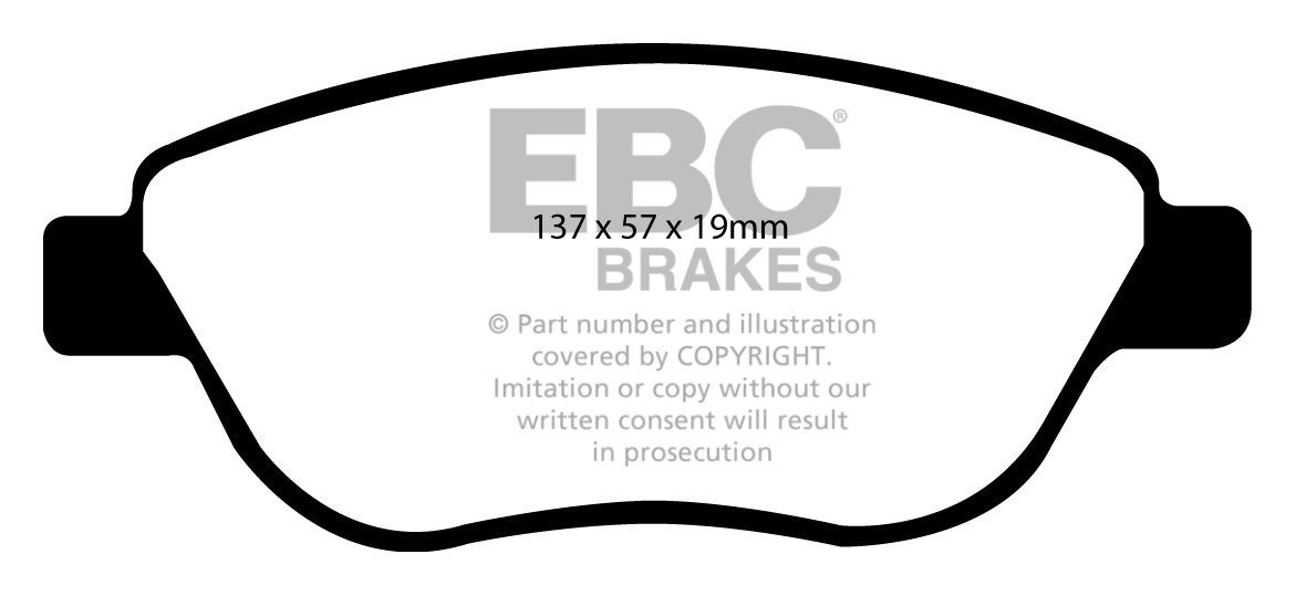 EBC Brakes VAUXHALL BEDRIJFSWAGEN Corsa Van 1.3 TD (90) 2006-..
