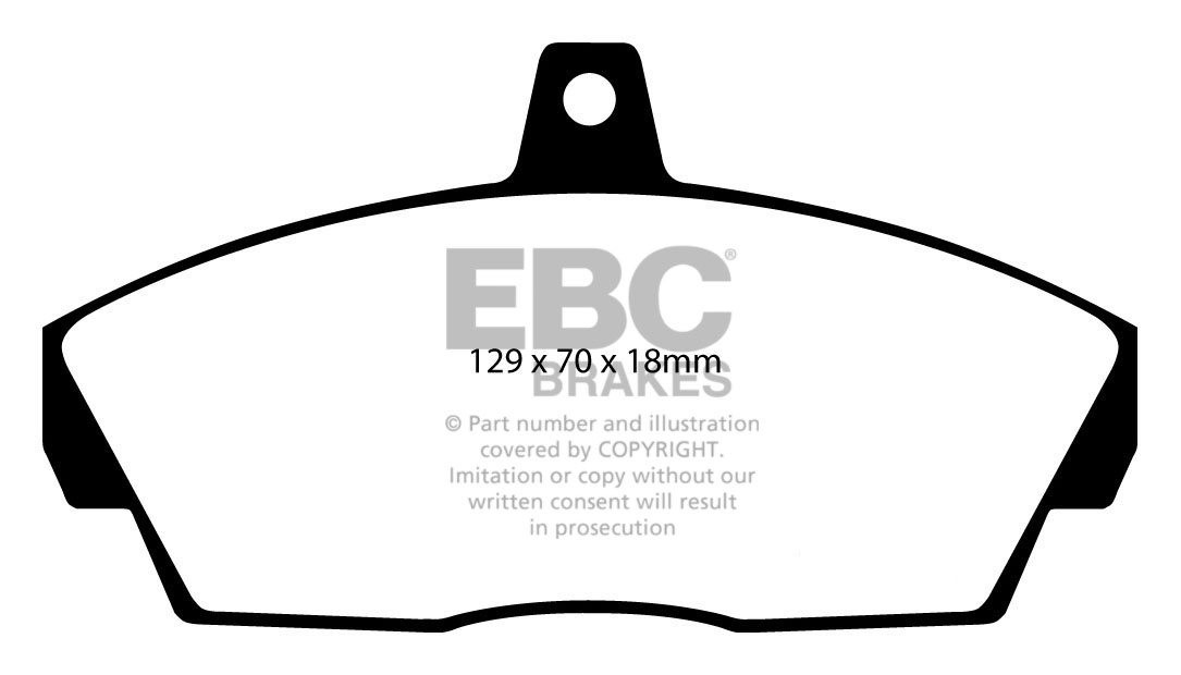 EBC Brakes LAND ROVER Freelander 2.0 TD 97-2000 Remblokken voorz