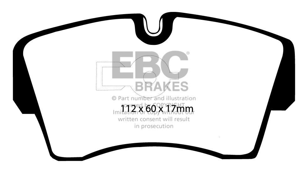 EBC Brakes OPEL Senator 3.0 87-90 Remblokken voorzijde