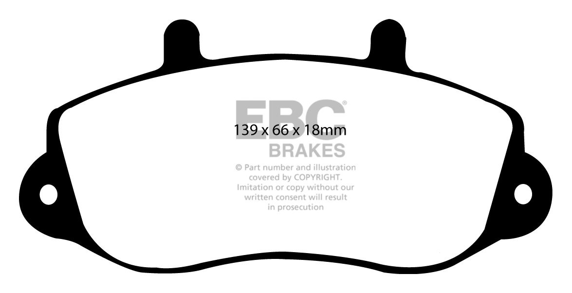 EBC Brakes VAUXHALL BEDRIJFSWAGEN Movano 2.5 TD (15" Wheels) 99-