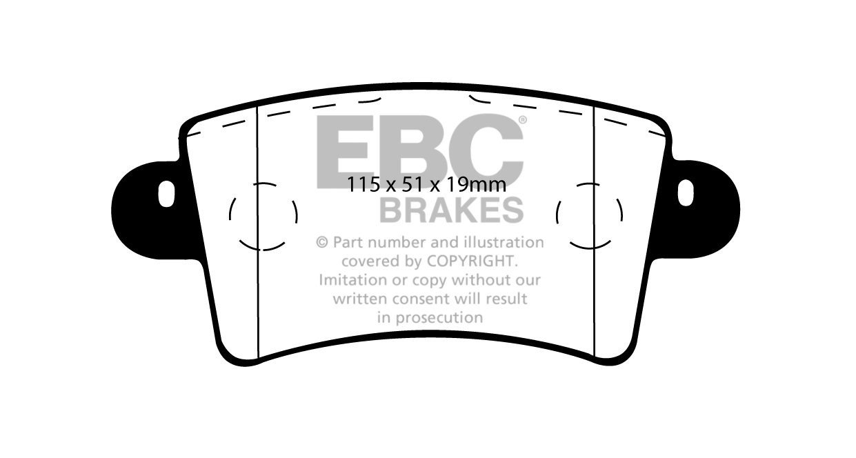 EBC Brakes RENAULT BEDRIJFSWAGEN Master 1.9 TD 2000-2010 Remblok