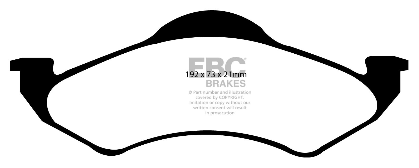 EBC Brakes DODGE (USA) Durango 5.9 2000-2002 Remblokken voorzijd