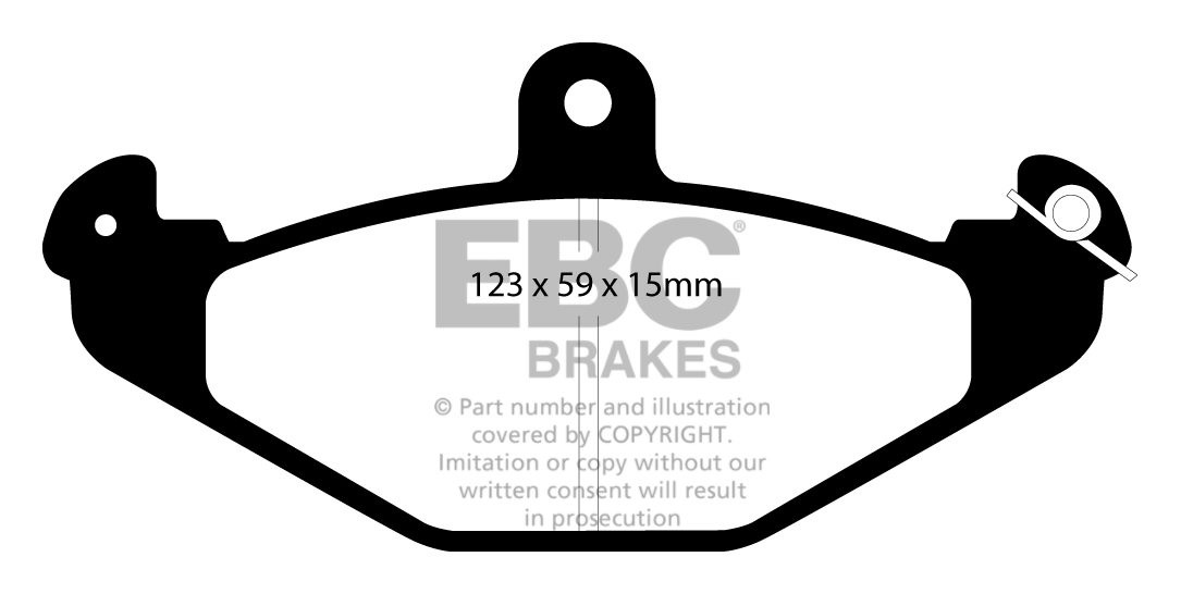 EBC Brakes LOTUS Exige 1.8 Supercharged (220) 2005-.. Remblokken