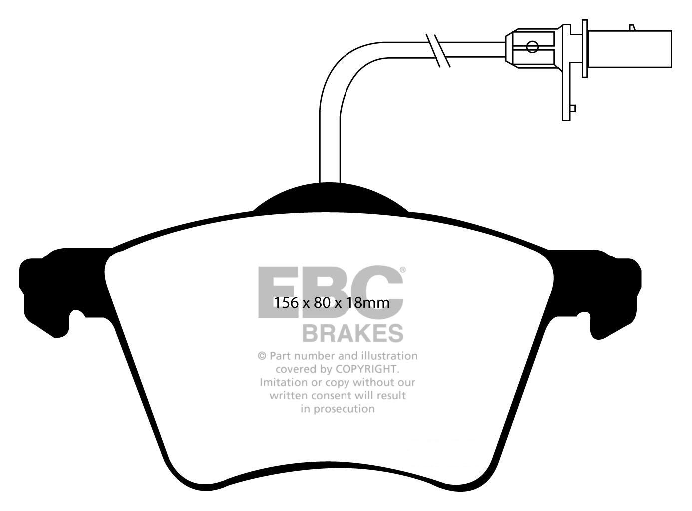EBC Brakes VW BEDRIJFSWAGEN Transporter (Kombi)/Camper Van 2.5 (