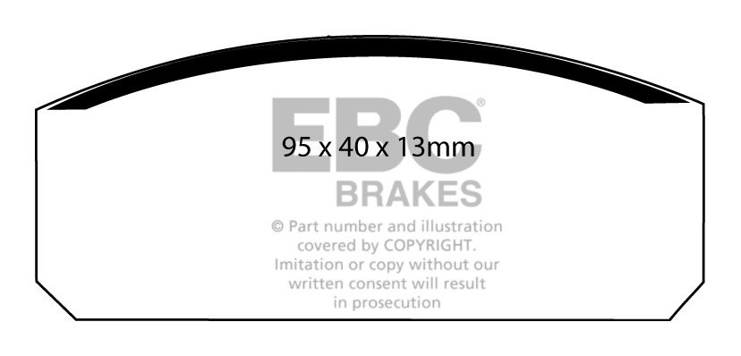 EBC Brakes RENAULT 16 1.6 65-67 Remblokken voorzijde