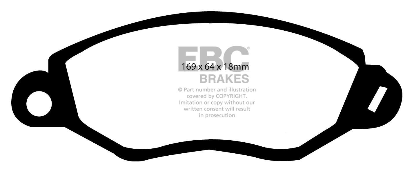 EBC Brakes FORD BEDRIJFSWAGEN Transit 260 2000-2006 Remblokken v