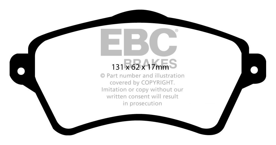 EBC Brakes VOLVO 260 2.7 74-75 Remblokken voorzijde